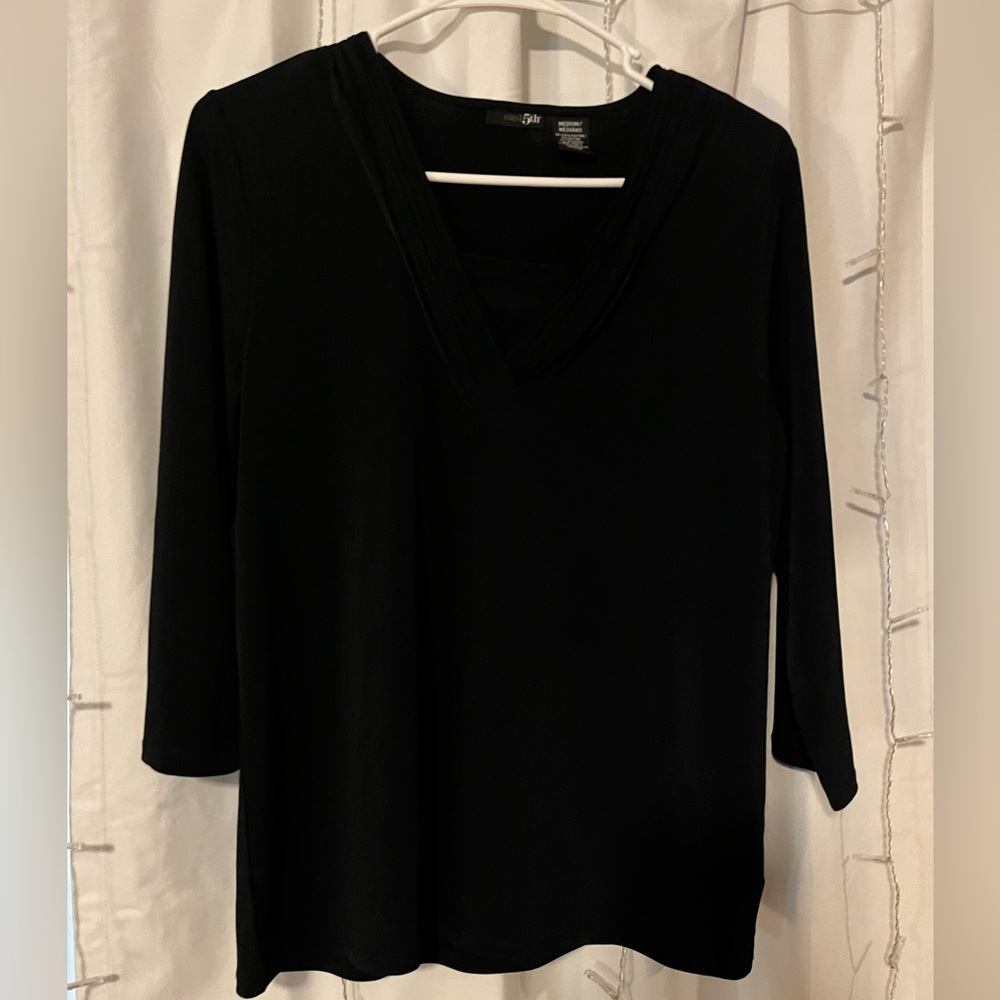 Dark blue Long sleeve blouse